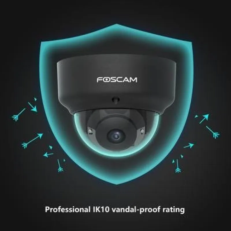 Discount GALLAGHER Caméra de surveillance Poe noir FOSCAM
