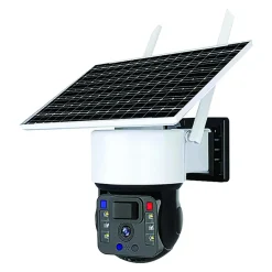 New Caméra dôme 4G avec panneau solaire