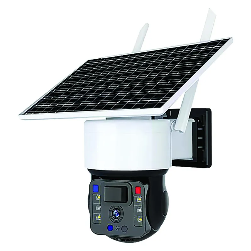 New Caméra dôme 4G avec panneau solaire