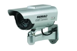Best SEMAC Caméra factice extérieure solaire infrarouge et voyant LED