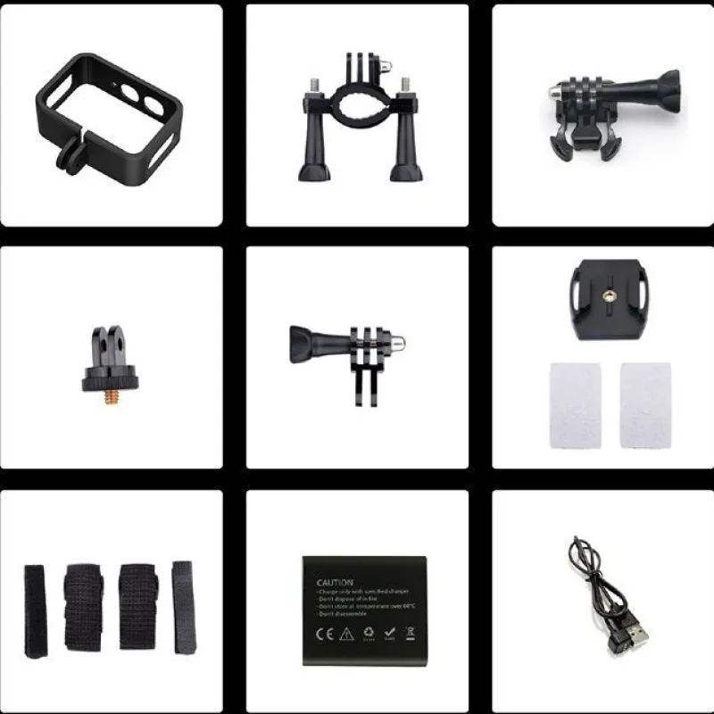 Online SEMAC Caméra Sport 4K Wifi étanche + carte SD 32Go