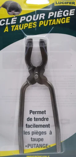 Outlet Carte de 1 clé tendeur pour pièges à taupes Putange LUCIFER