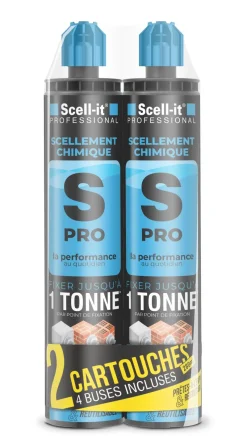 Online Cartouche de résine de scellement chimique 280 ml (x2)