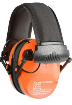 Sale NUM'AXES Casque antibruit électronique CAS1034 orange
