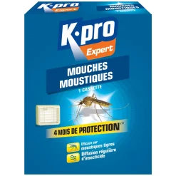 Sale K.PRO Cassette parfum citron contre les mouches et moustiques (x1)