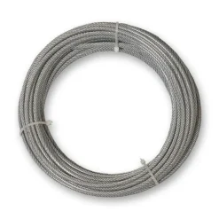 Discount CHAPUIS Câble gainé PVC âme métallique Ø3/4 mm L.10m