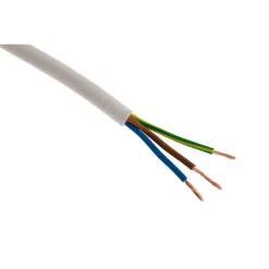 Online ZENITECH Câble HO5VV-F de section 3G2,5mm² blanc 5ml