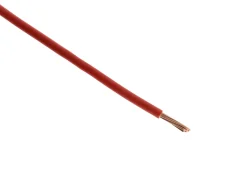 ZENITECH Câble H07V-R 6mm² rigide rouge - Vendu au ml