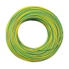 ELECTRALINE Câble H07 V-R Vert/Jaune 16mm - Vendu au mètre