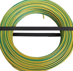 Clearance ELECTRALINE Câble H07 VU 1,5mm vert/jaune 100m