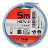 Online ZENITECH Câble électrique rigide H07V-U 1,5mm² 5M BLEU FILM