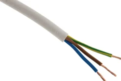 Best ZENITECH Câble électrique souple 3G1 mm² blanc - Vendu au ml