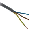 ZENITECH Câble électrique souple 3G1,5 mm² gris - Vendu au ml