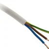 ZENITECH Câble souple H05VV-F 3G 1,5mm² blanc 10m