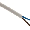 Online ZENITECH Câble souple H05VV-F 2x 1,5mm² blanc 10m