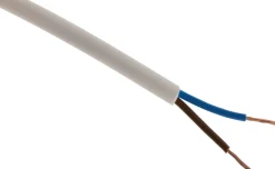 Online ZENITECH Câble souple H05VV-F 2x 1,5mm² blanc 10m