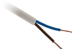 Online ZENITECH Câble souple H05VV-F 2x 1,5mm² blanc 10m