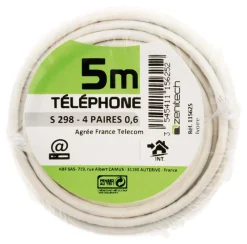 New ZENITECH Câble souple S298 - 5G2,5 mm² gris 5m