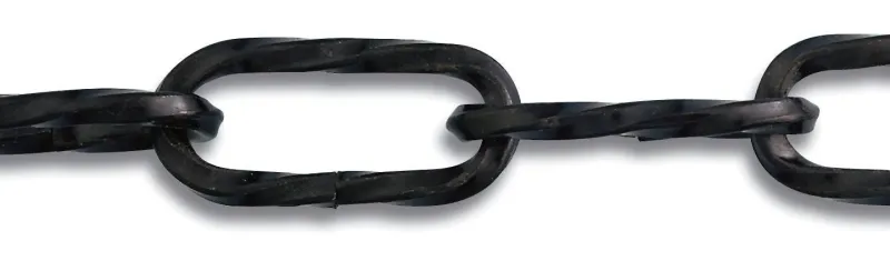 Clearance CHAPUIS Chaîne lustrerie decoration maille Figaro Ø3,5mm noir