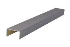 Hot Chant PVC profil U rigide blanc 16 mm L.2,75 m
