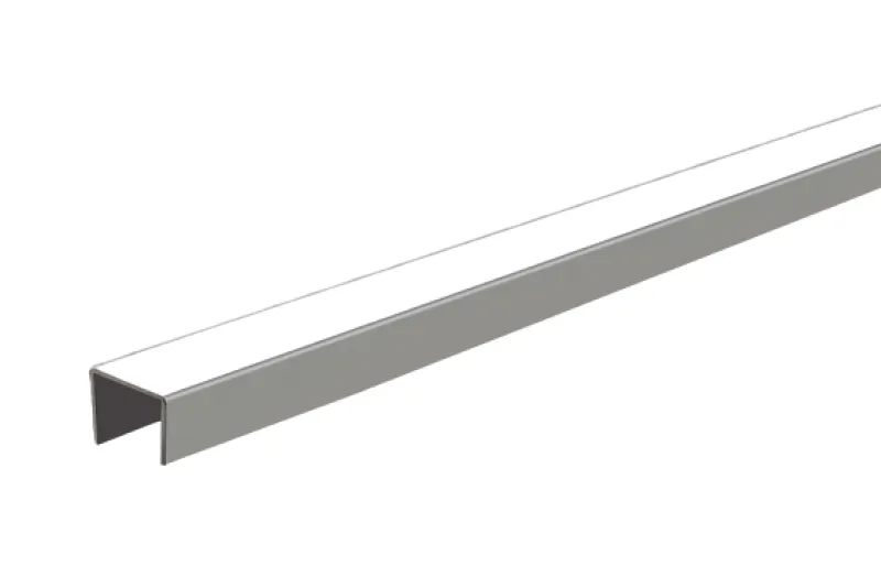 Hot Chant PVC profil U rigide blanc 16 mm L.2,75 m