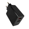 Outlet Chargeur USB FPE sur secteur à charge rapide avec 2 USB noir