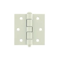 Online Charnière carrée acier époxy blanc 63x63mm (x1)