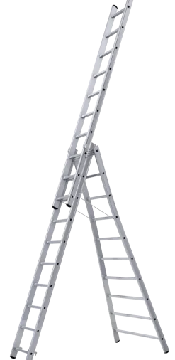 Clearance ARTUB Échelle aluminium transformable 3 plans Ultra Pro