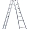 New ARTUB Échelle transformable aluminium 2x10 2,98/5,84m Ultra Pro