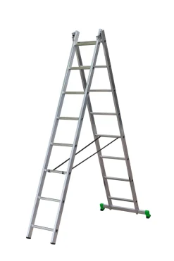 Échelle transformable 2 plans aluminium 2,30 m