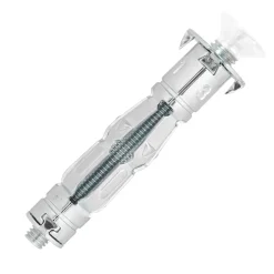 Best Cheville corps creux acier zingué M5 +vis TF blanc (x12)