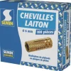 Best SEMIN Chevilles laiton Ø6 mm x 40mm
