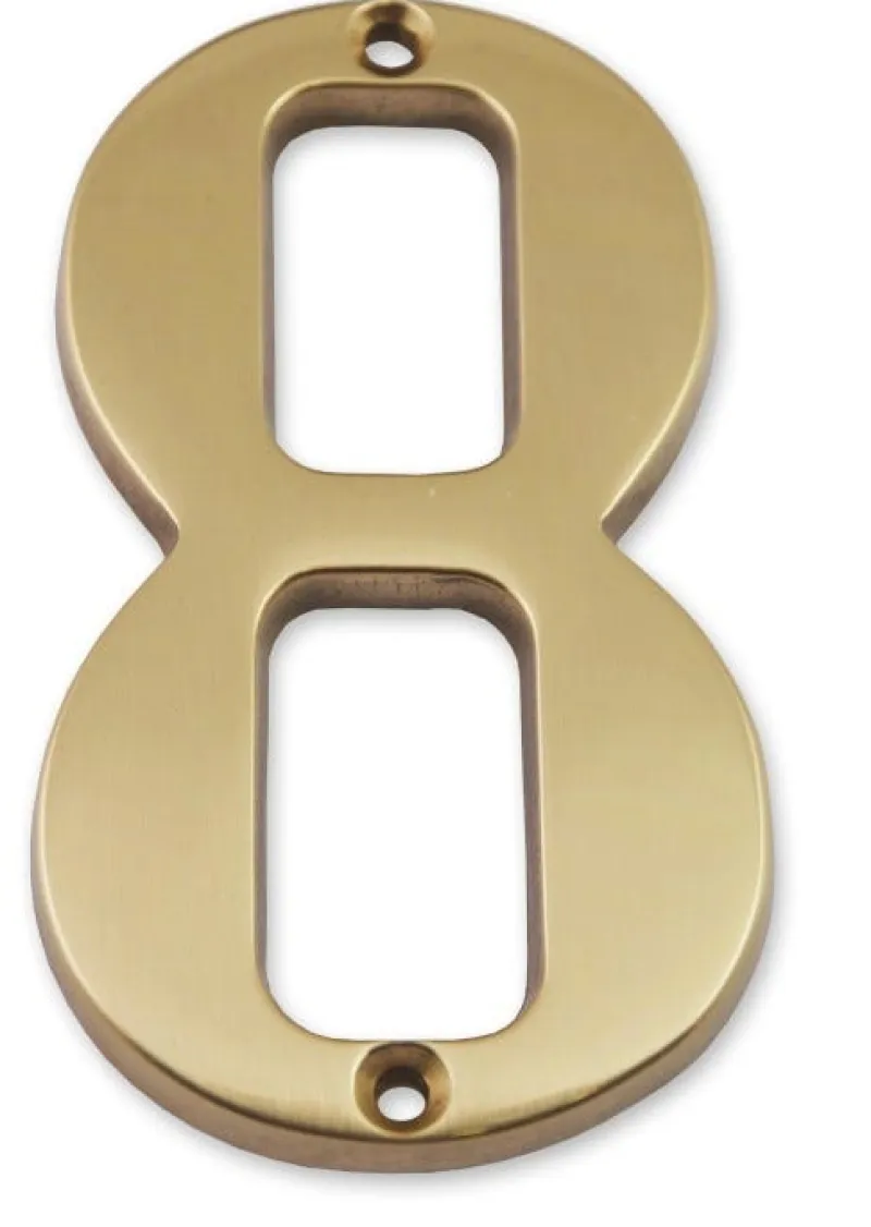 New CHAPUIS Chiffre en laiton massif N°8 H.97mm