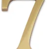 Clearance CHAPUIS Chiffre en laiton massif N°7 H.97mm