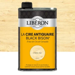 Best V33 Cire antiquaire Black Bison liquide chêne clair 1,2L LIBÉRON