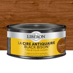 Discount LIBERON Cire antiquaire Black Bison pâte chêne foncé 500 ml LIBÉRON