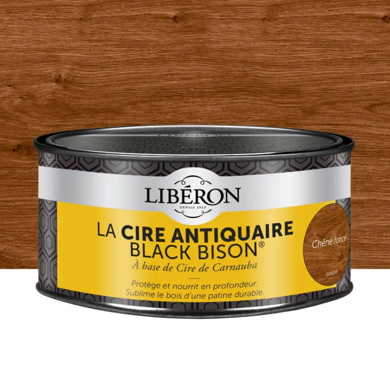 Discount LIBERON Cire antiquaire Black Bison pâte chêne foncé 500 ml LIBÉRON