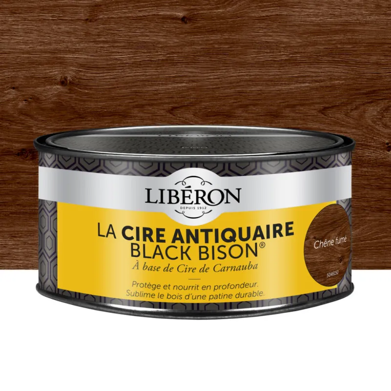 Sale LIBERON Cire antiquaire Black Bison pâte chêne fumé 500 ml LIBÉRON
