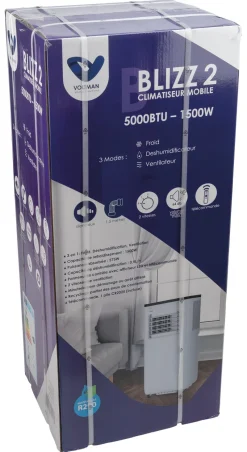 Hot VOLTMAN Climatiseur mobile 3-en-1 Blizz 2 - 5000 BTU 1500W