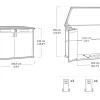 Coffre rangement Signature effet bois 2020L