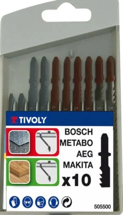 Online TIVOLY Coffret 10 lames scie sauteuse