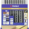 Sale TIVOLY Coffret 10 lames scie sauteuse pour bois att technic