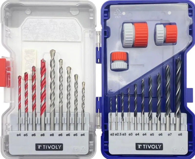 Sale TIVOLY Coffret 22 pièces Kit perçage pour assemblage+fixations