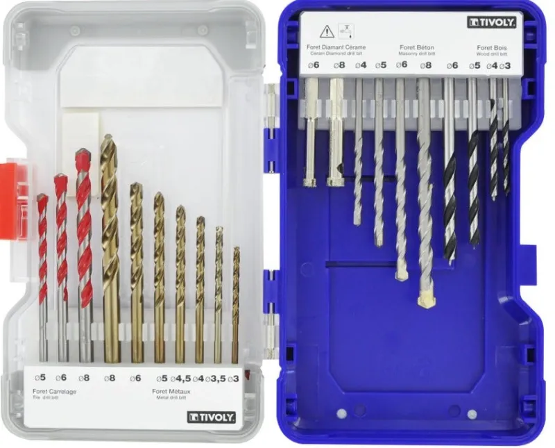 Clearance TIVOLY Coffret range forets mixtes multi-matériaux 20 pièces