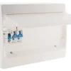 Online ZENITECH Coffret 1 rangée 13 modules équipé blanc