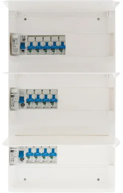 Outlet ZENITECH Coffret 3 rangées 39 modules 13 disjoncteurs + 3 interrupt.