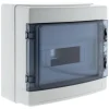 Best ZENITECH Coffret étanche 8 saillie IP65 blanc/gris