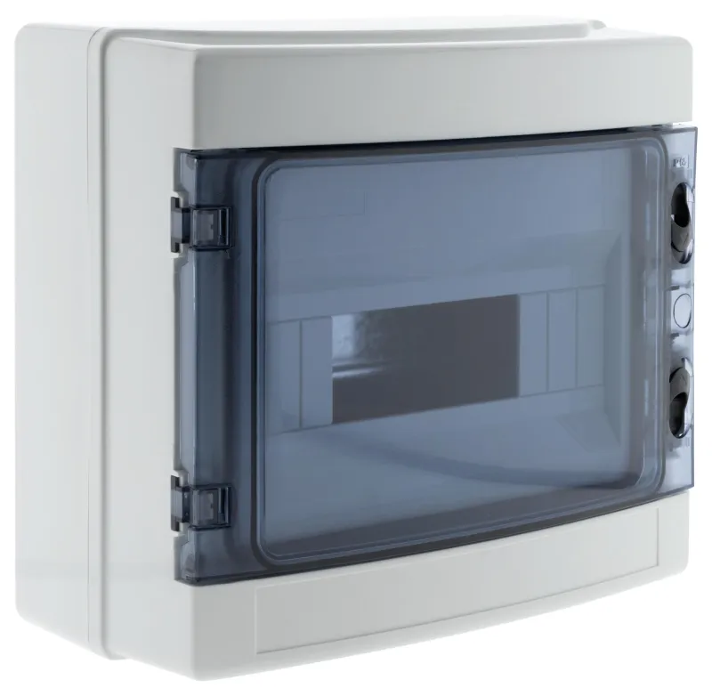 Best ZENITECH Coffret étanche 8 saillie IP65 blanc/gris