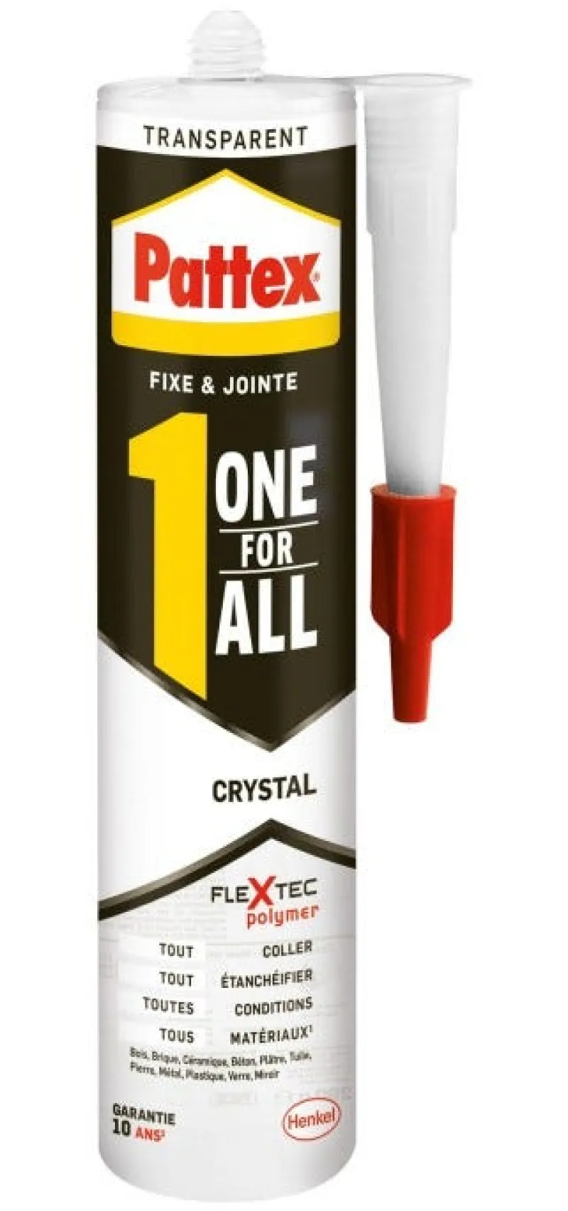 Clearance PATTEX Colle multiusage One for all Crystal 290g