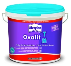New METYLAN Colle Ovalit pour textiles muraux seau 5kg
